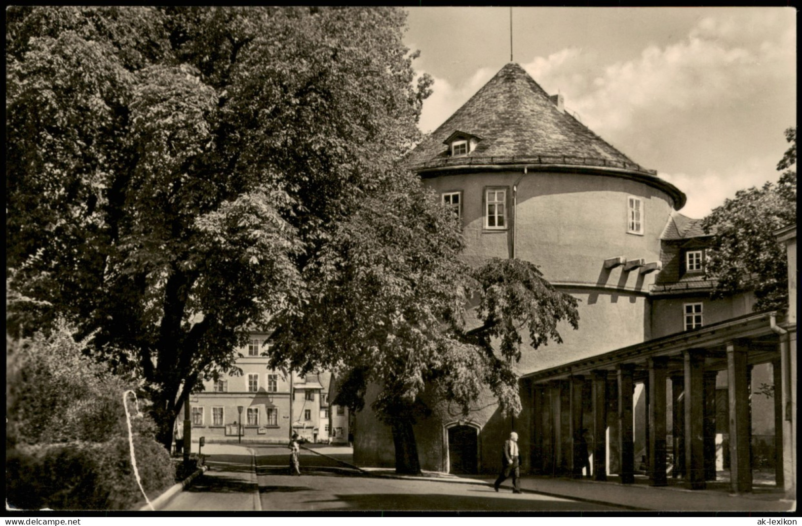 Ansichtskarte Weimar Goetheplatz Mit Rundem Turm (Kasseturm) 1958 - Weimar