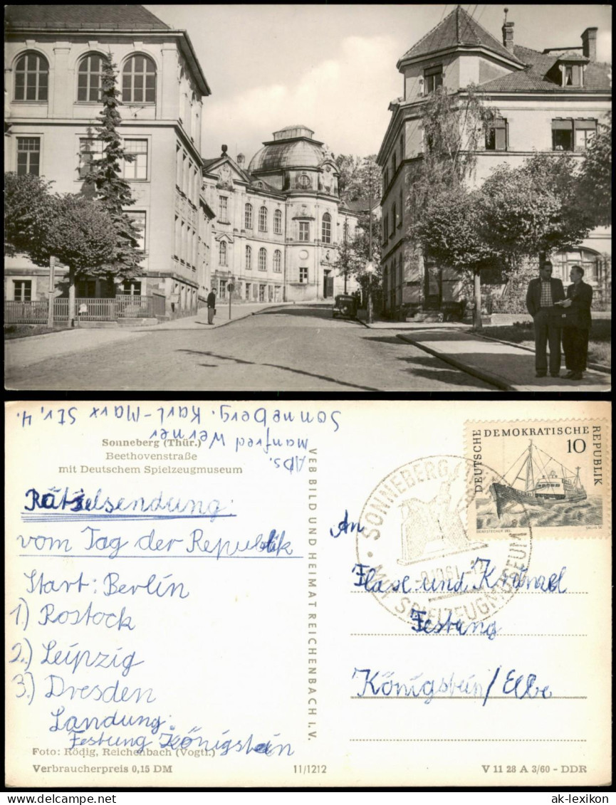 Sonneberg Beethovenstraße Mit Deutschem Spielzeugmuseum 1961/1960 - Sonneberg