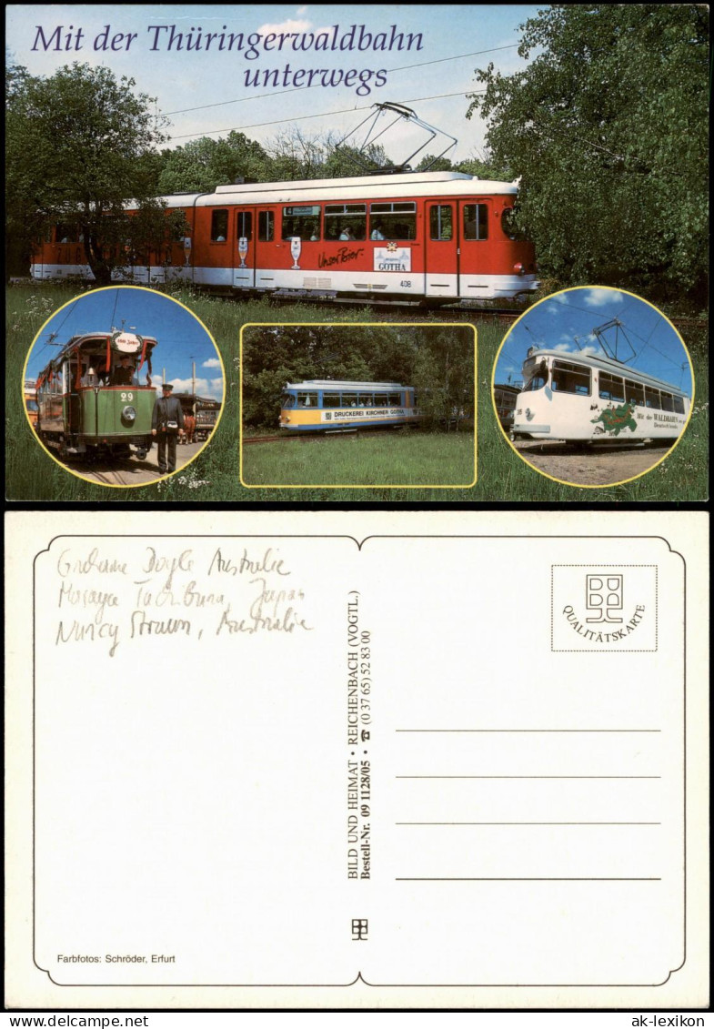 Finsterbergen-Friedrichroda Überlandstraßenbahn Thüringerwaldbahn 1995 - Gotha