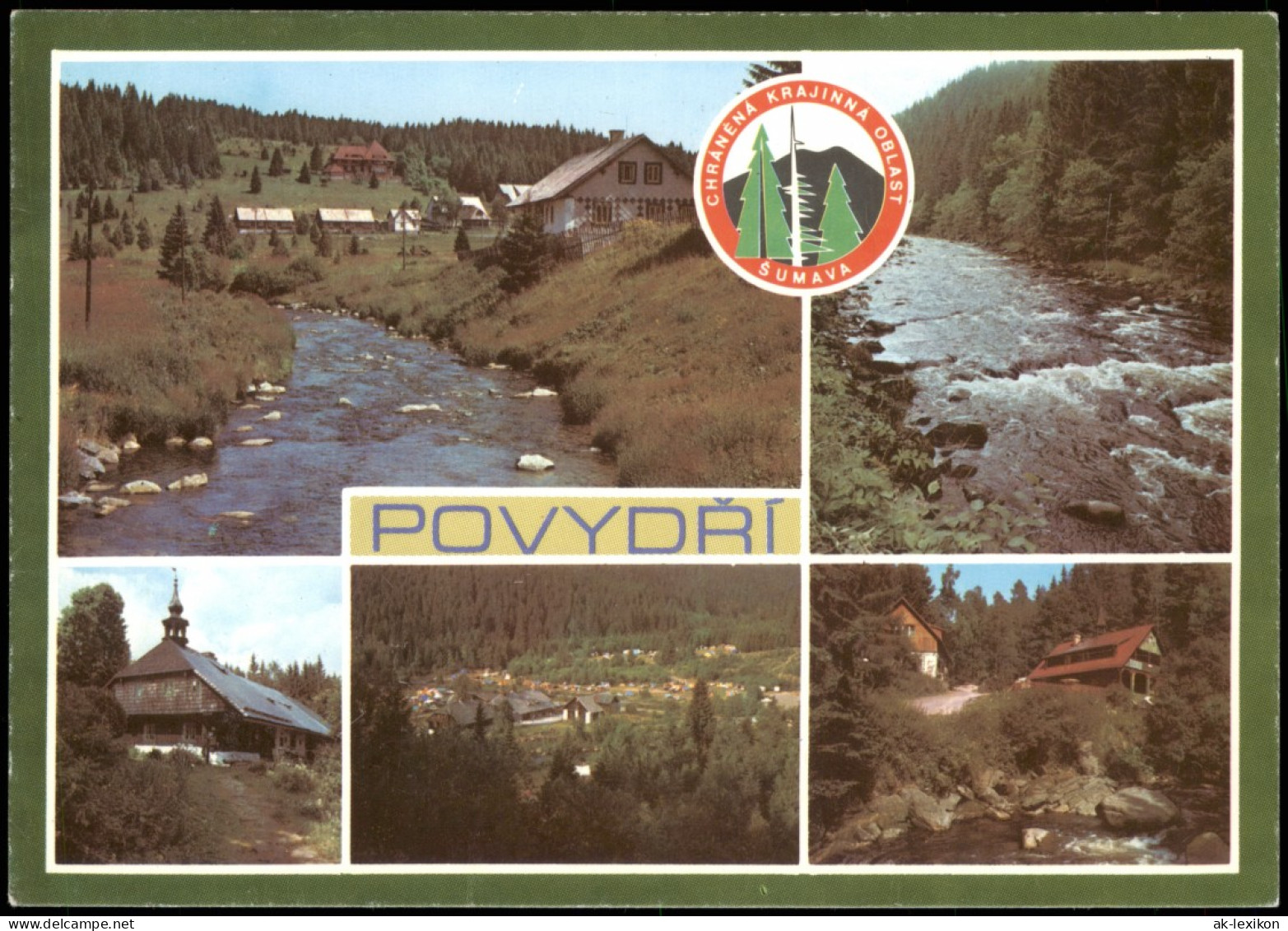 Postcard Klattau Klatovy POVYDŘÍ - Umland 1988 - Tschechische Republik