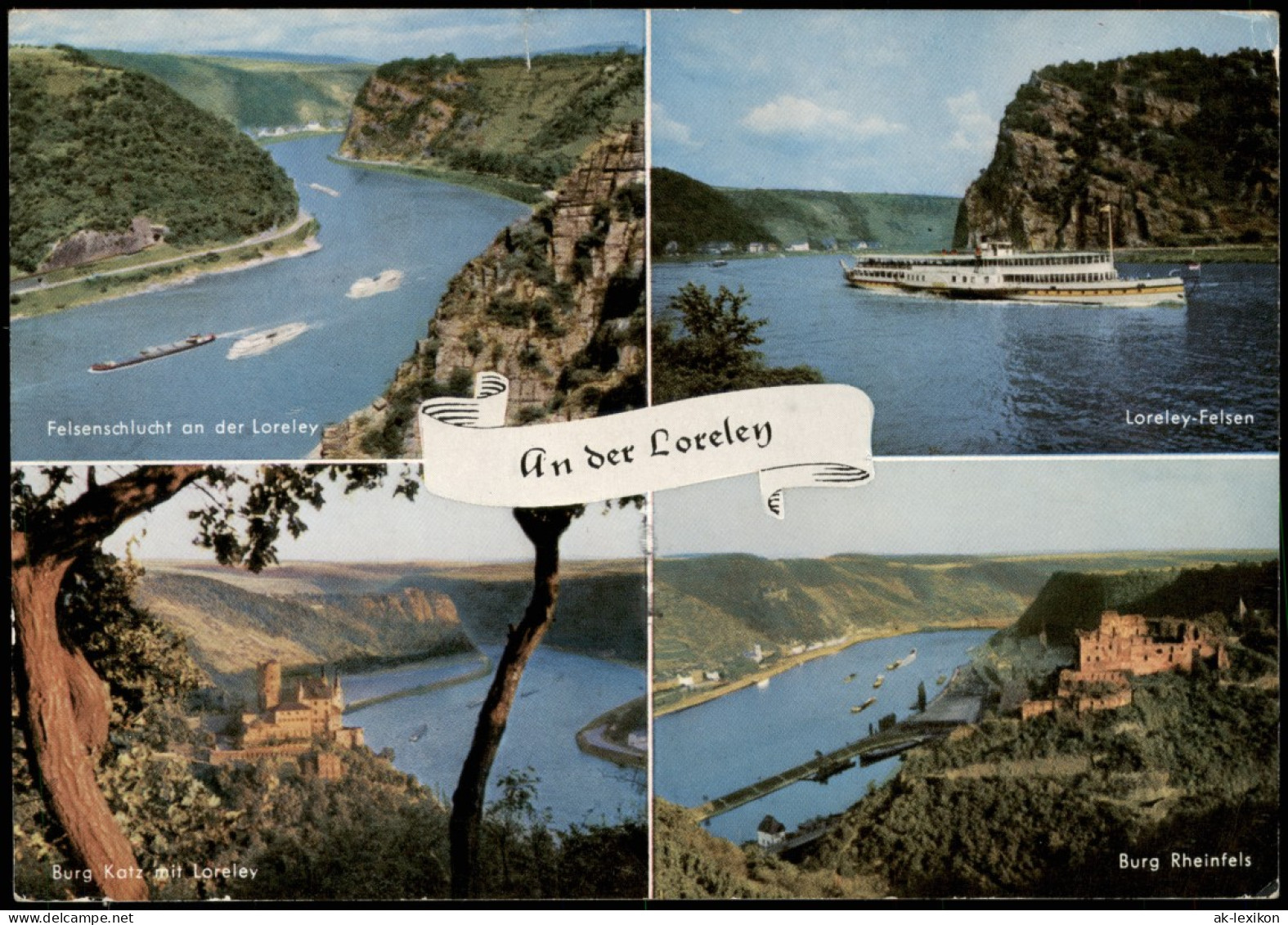 Ansichtskarte Sankt Goar Rheintal An Der Loreley 4B Rheinschiff 1971 - St. Goar