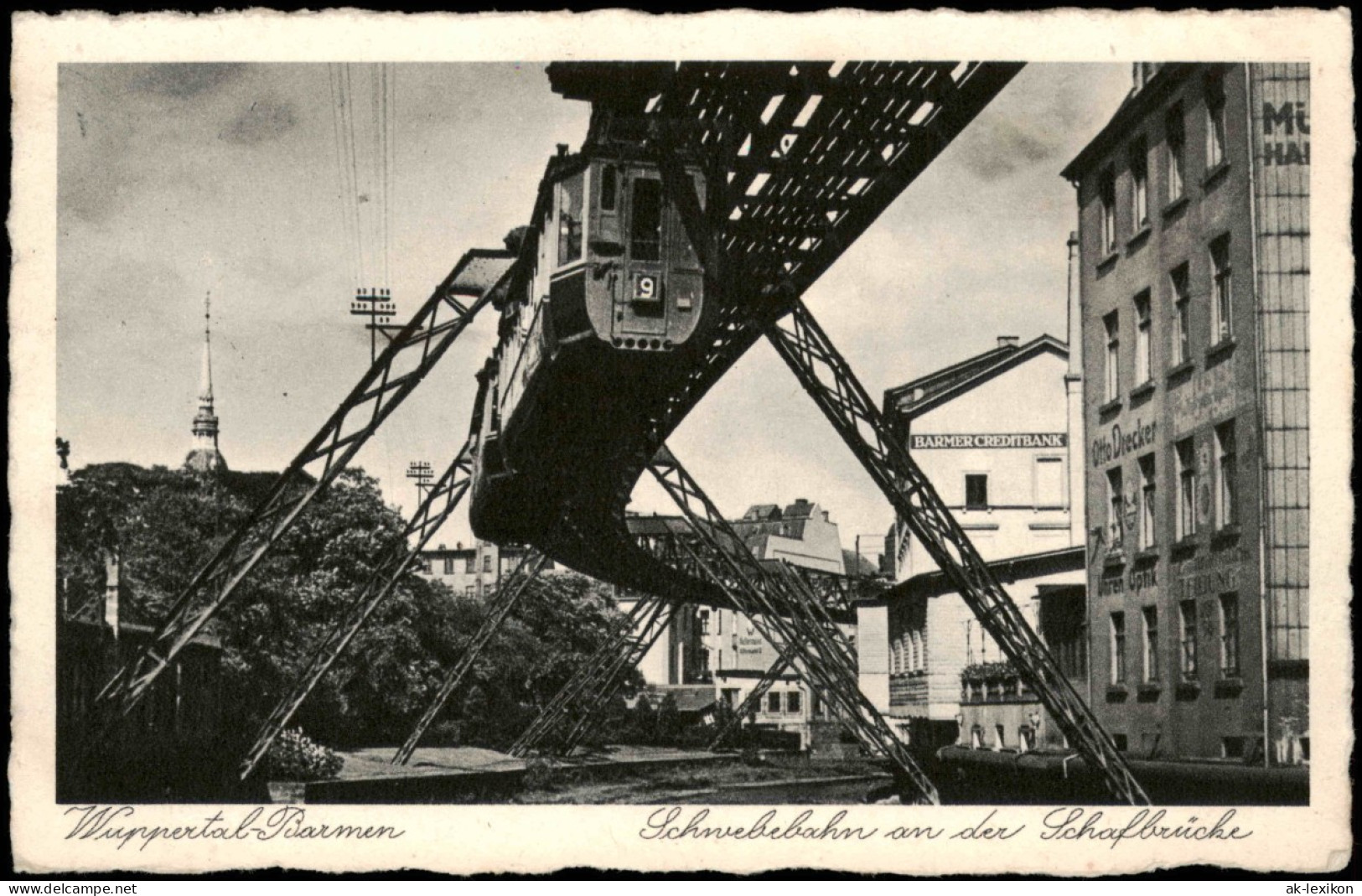 Barmen-Wuppertal Schneebebahn An Der Schopfbrüche, Barmer Creditbank 1942 - Wuppertal