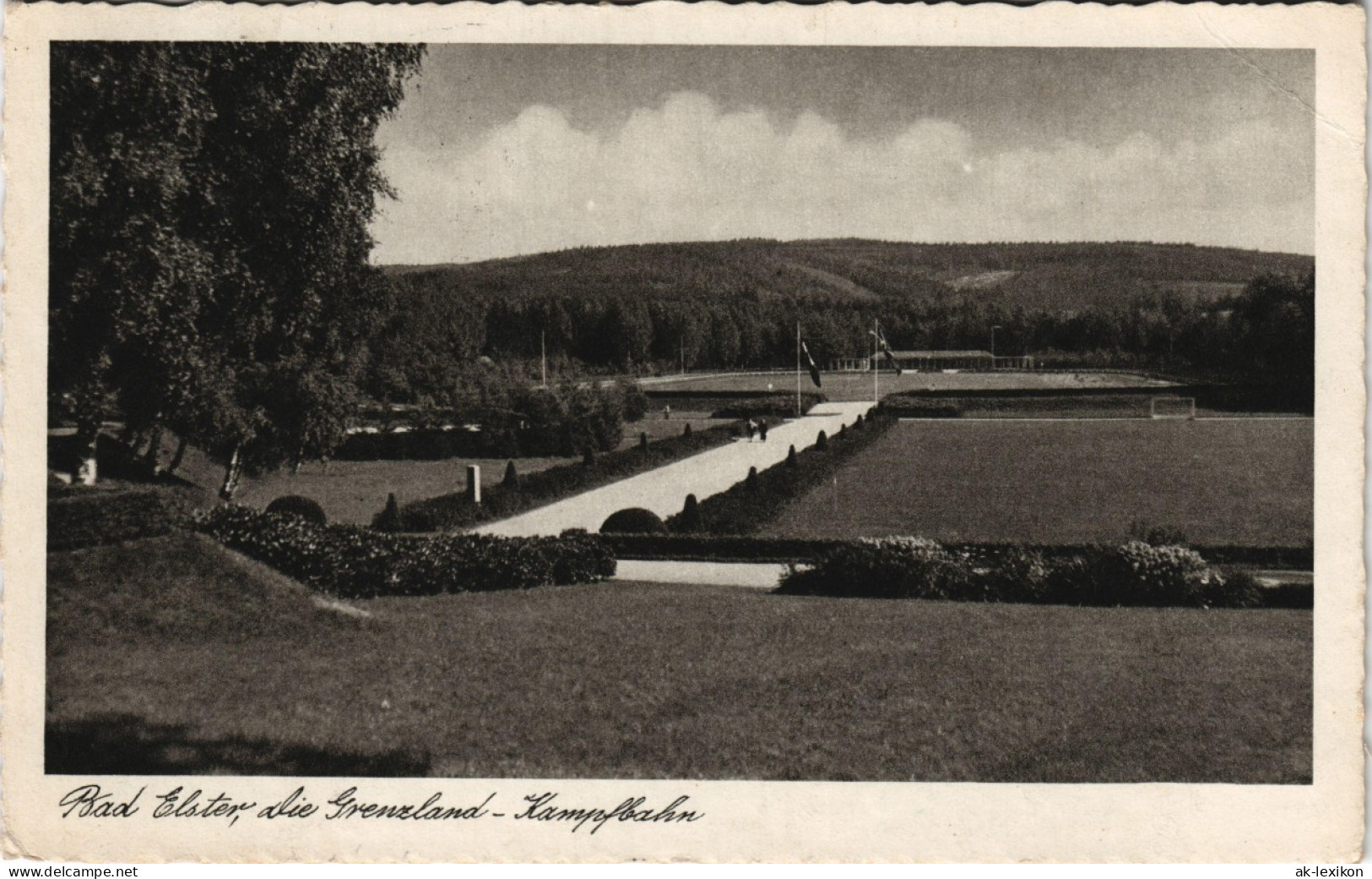 Ansichtskarte Bad Elster Grenzland-Kampfbahn 1939 - Bad Elster