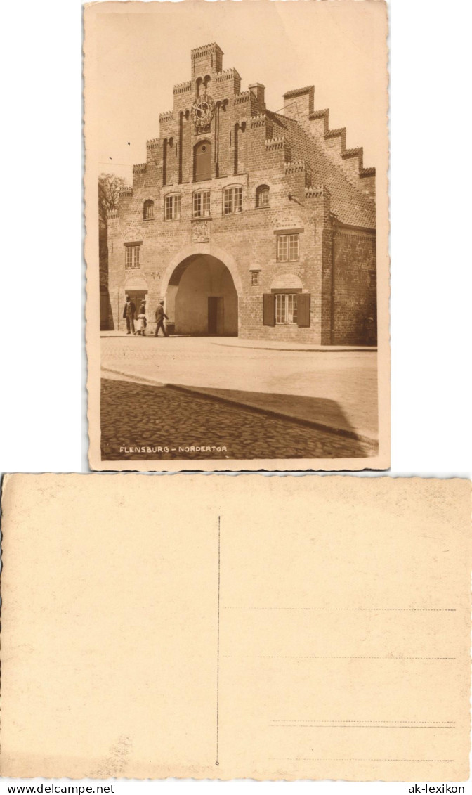 Foto Flensburg Partie Am Nordertor 1925 Privatfoto - Flensburg