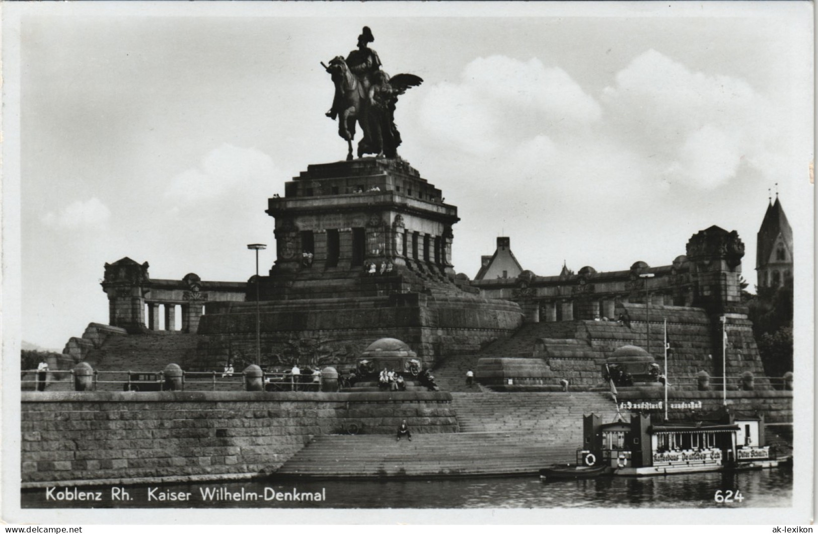 Ansichtskarte Koblenz Kaiser Wilhelm-Denkmal 1930 - Koblenz