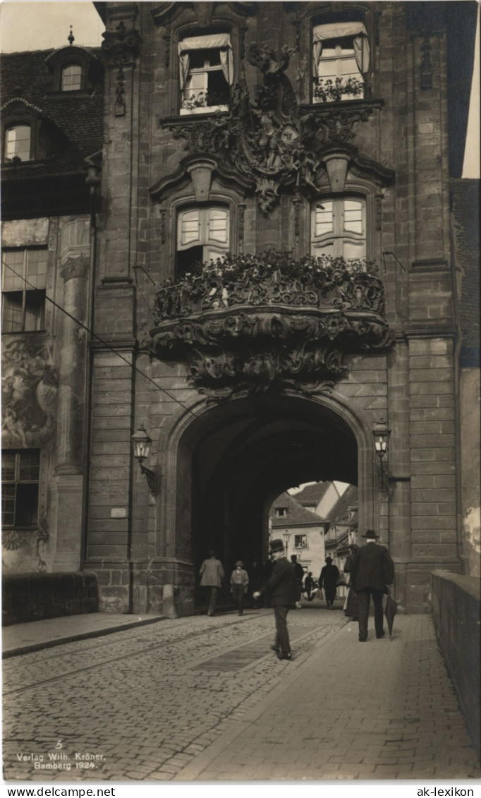 Ansichtskarte Bamberg Rathaus Aus Dem 17. Jahrhundert 1924 - Bamberg