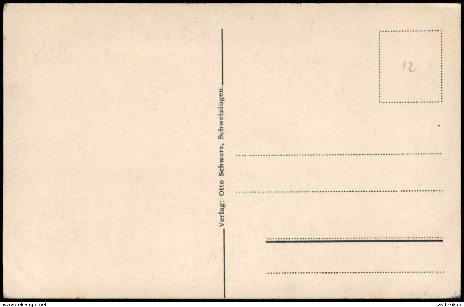 Ansichtskarte Schwetzingen Umland-Ansicht Römisches Wasserkastell 1920 - Schwetzingen