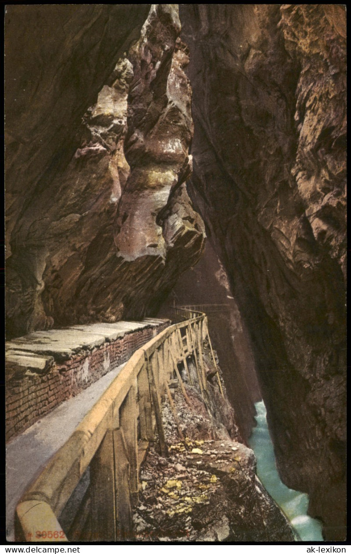 Ansichtskarte Bad Ragaz Umland-Ansicht Ragaz Taminaschlucht 1913/1910 - Sonstige & Ohne Zuordnung