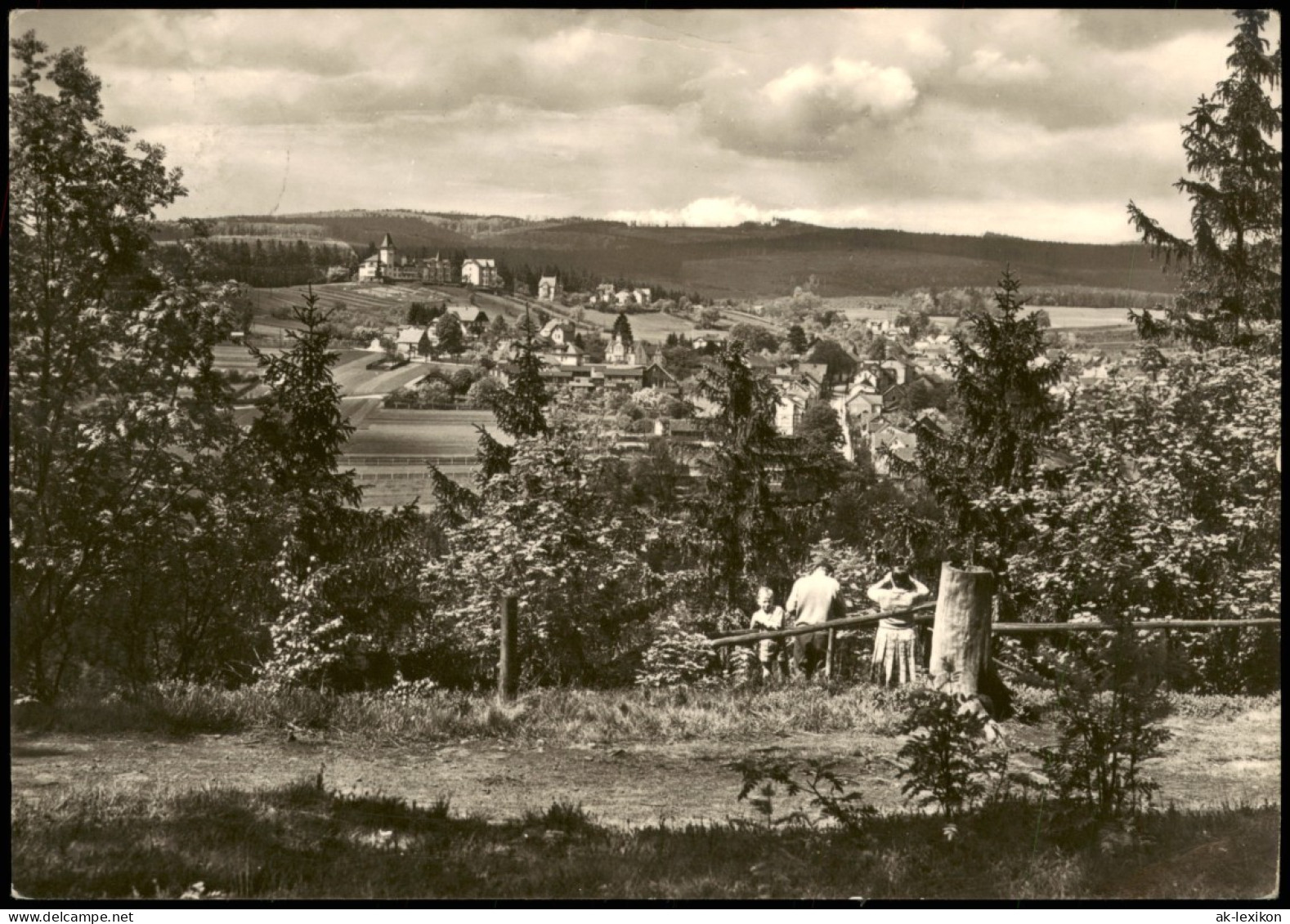 Ansichtskarte Finsterbergen-Friedrichroda Panorama-Ansicht Zur DDR-Zeit 1970 - Friedrichroda