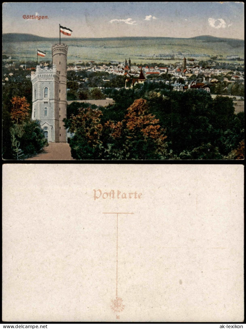 Ansichtskarte Göttingen Aussichtsturm Pastriotika - Stadt 1912 - Goettingen