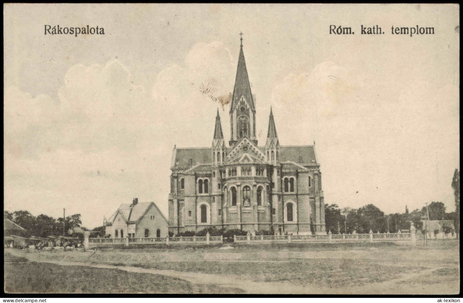 Budapest Rákospalota Rákospalota Róm. Kath. Templom Magyar 1914 - Hungary