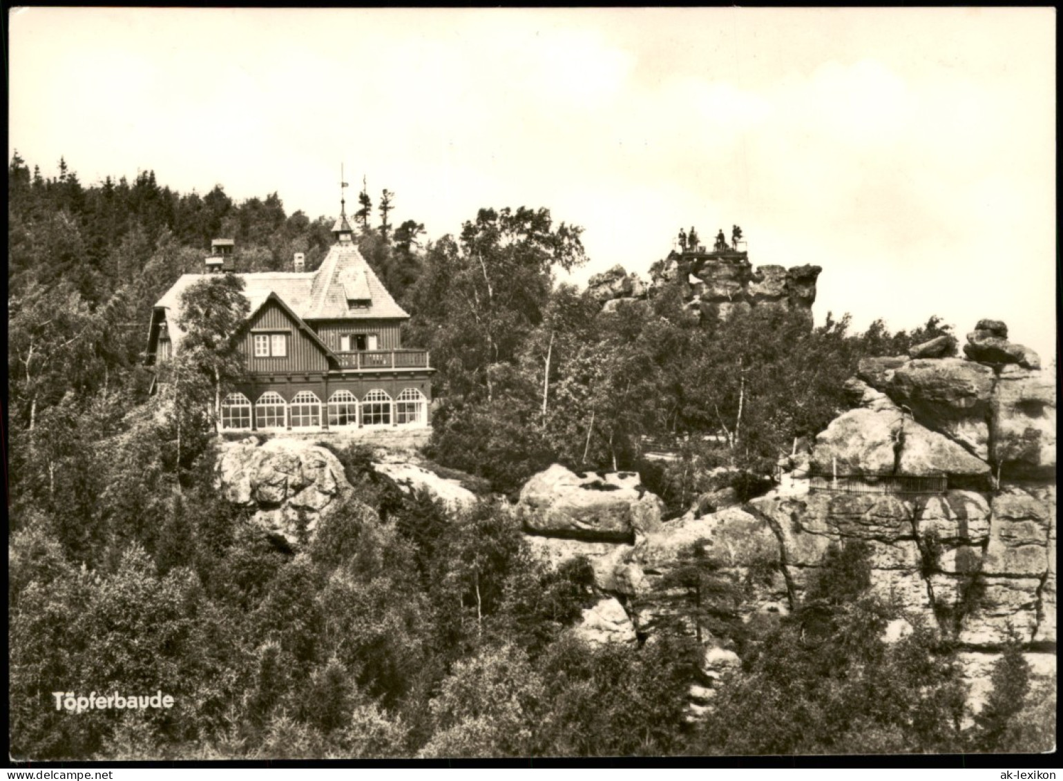 Ansichtskarte Oybin Töpfer (Zittauer Gebirge) Töpferbaude Zur DDR-Zeit 1972 - Oybin