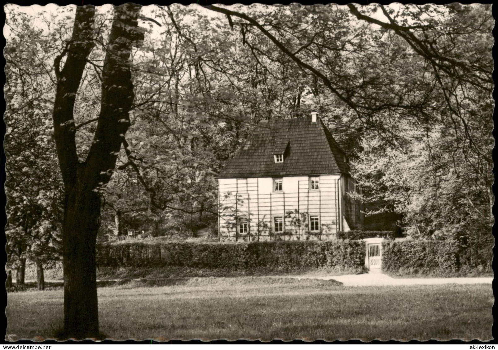 Ansichtskarte Weimar Goethes Gartenhaus Goethe Haus 1963 - Weimar