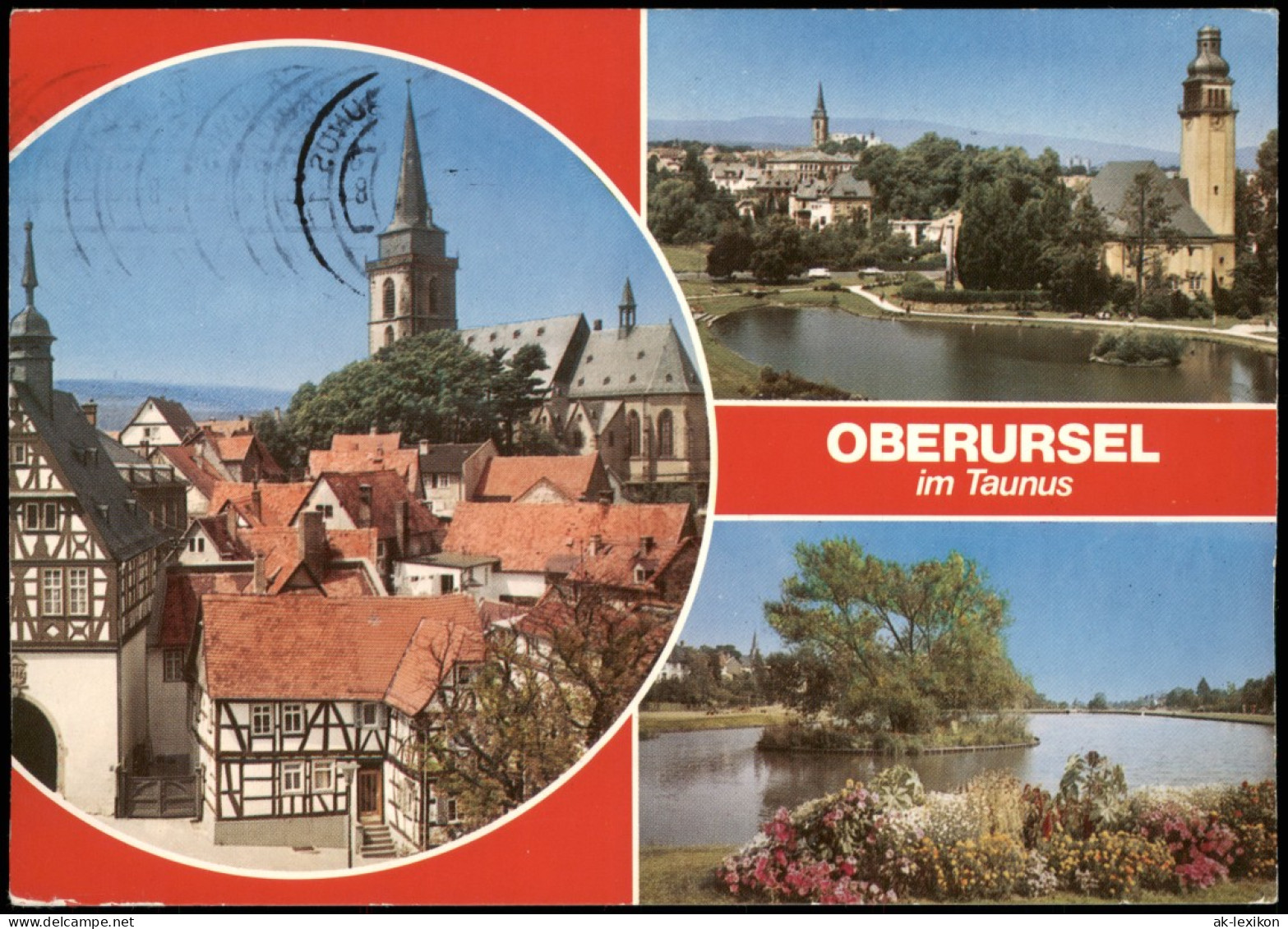 Ansichtskarte Oberursel (Taunus) 3 Bild: Stadtansichten 1988 - Oberursel