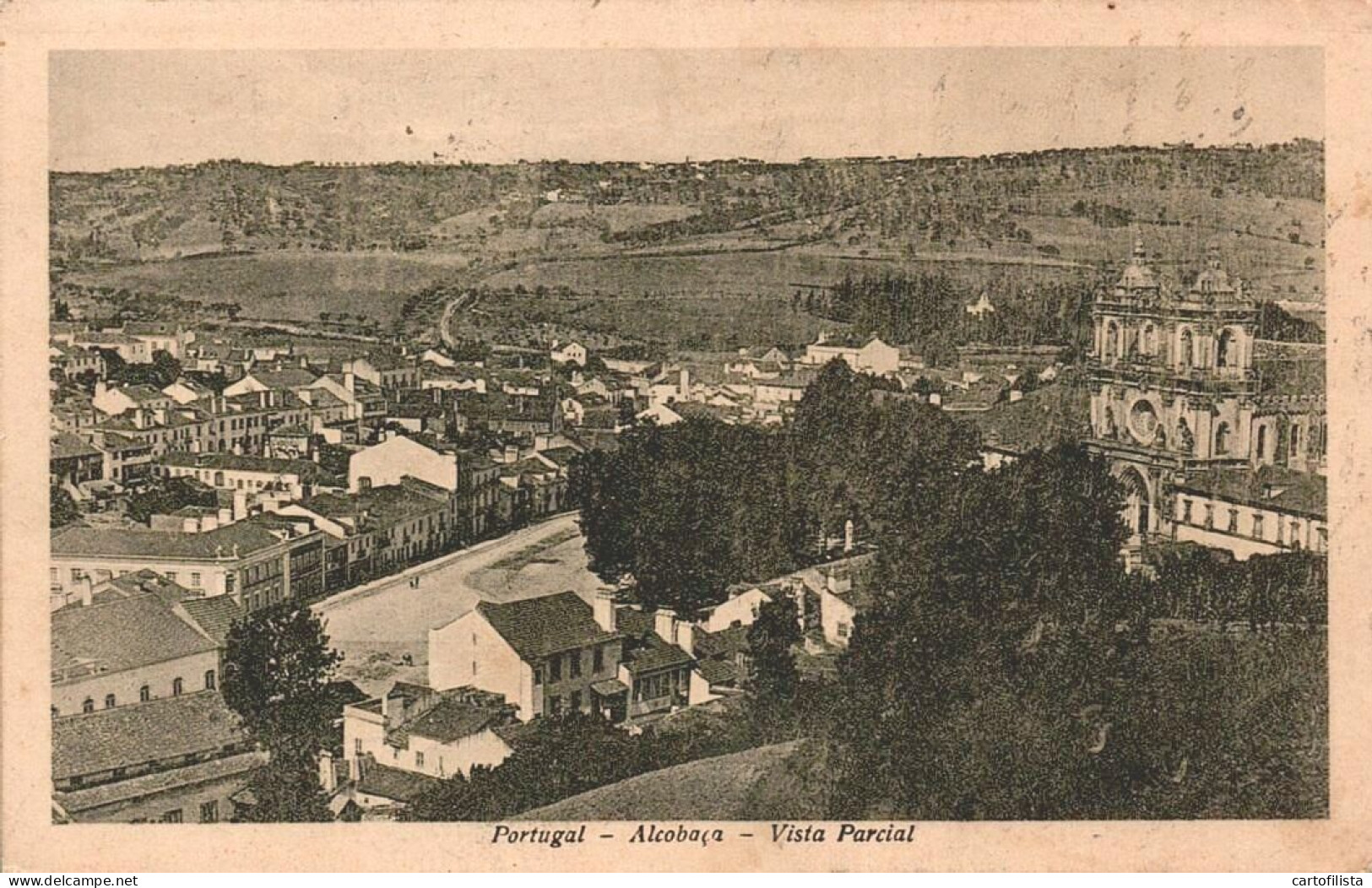 ALCOBAÇA - Vista Parcial  ( 2 Scans ) - Leiria