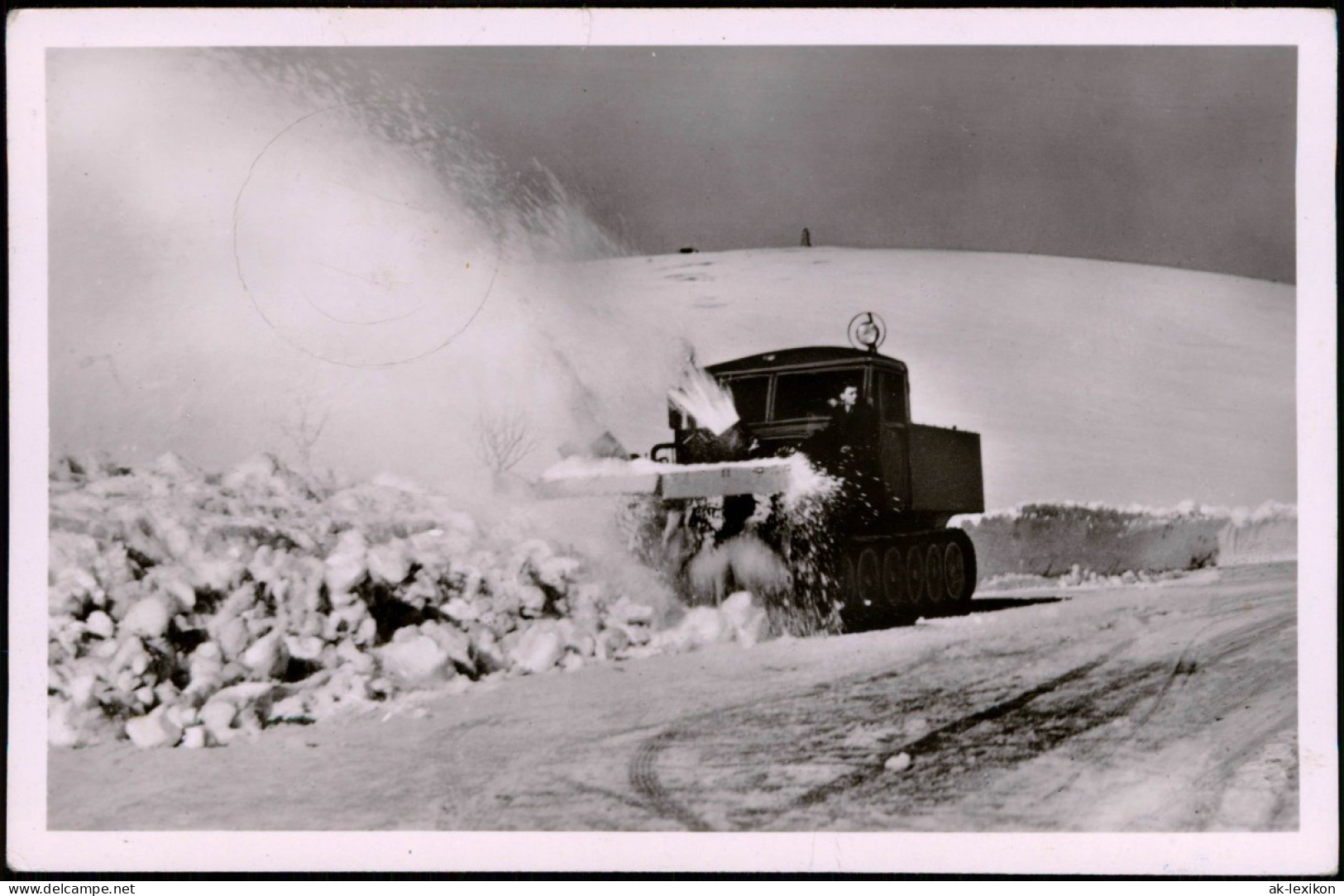 Feldberg (Schwarzwald) Feldberg (1500m) Schwarzwald - Schneeraupe 1959 - Feldberg