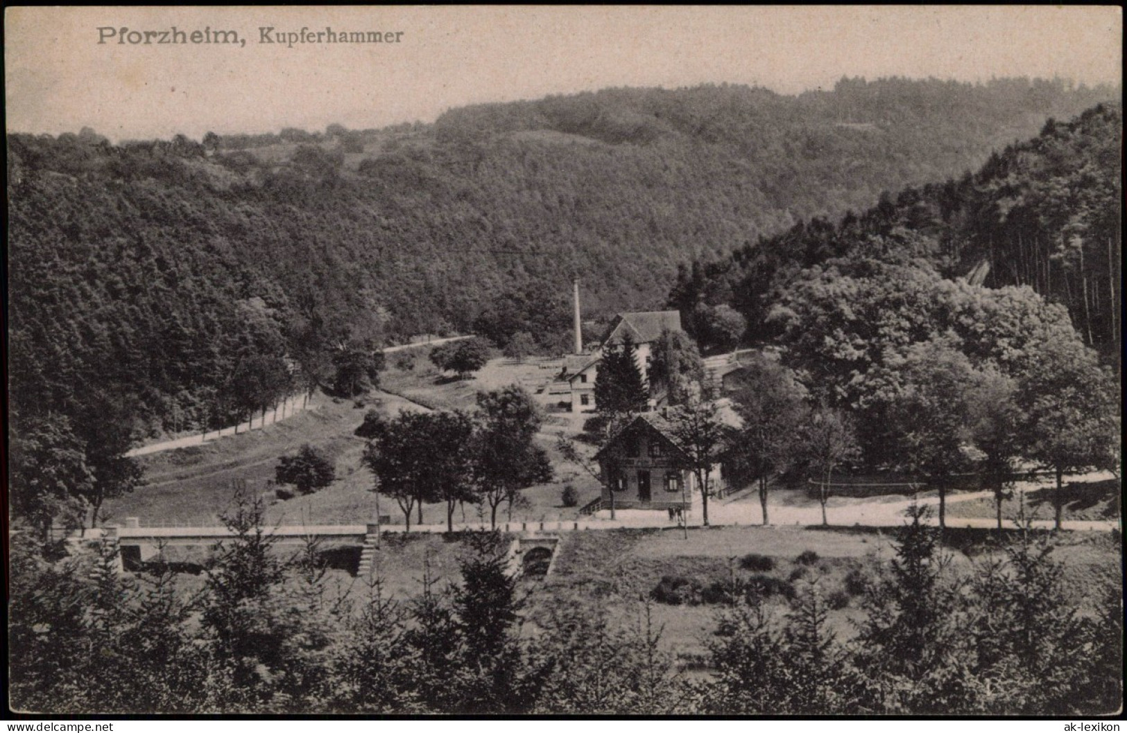 Ansichtskarte Pforzheim Kupferhammer 1917 - Pforzheim
