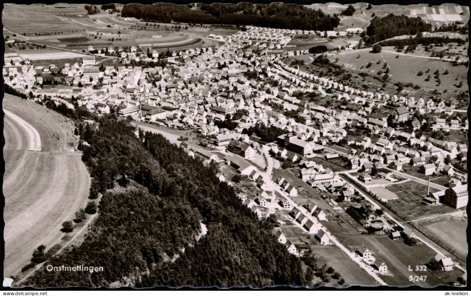 Ansichtskarte Onstmettingen-Albstadt Luftbild 1959 - Albstadt