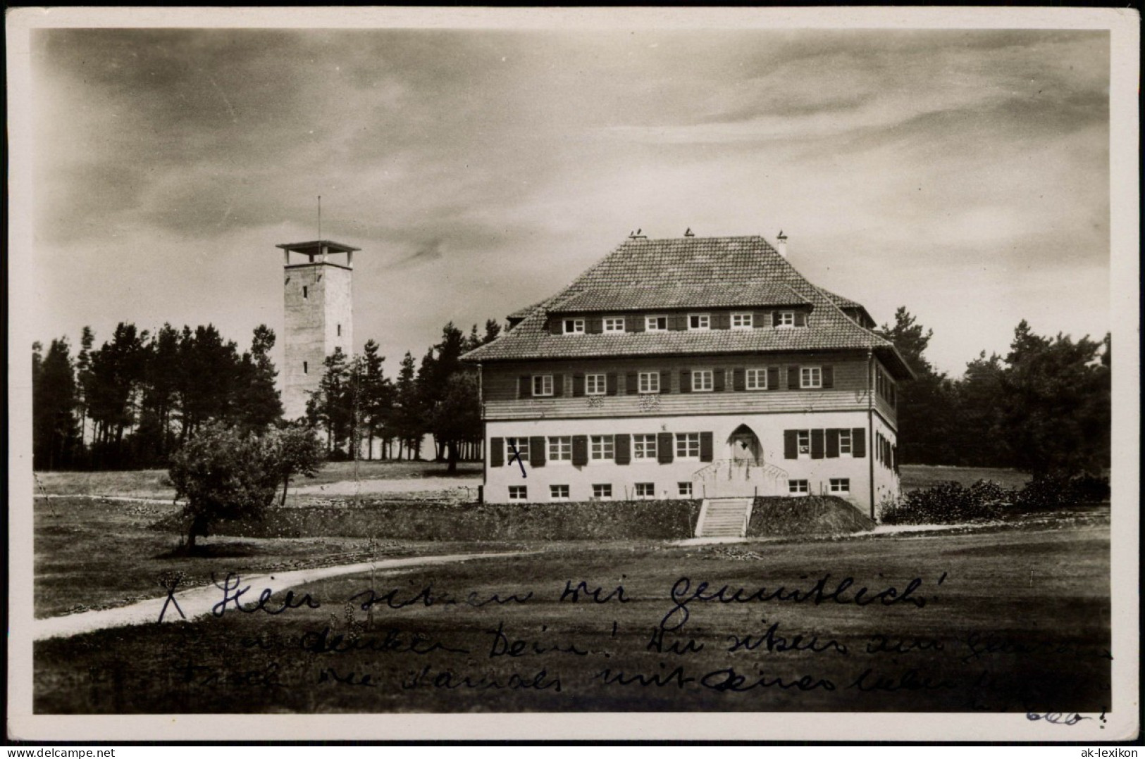 Onstmettingen-Albstadt Mit Nägelehaus Aussichtsturm Raichberg  1935 - Albstadt