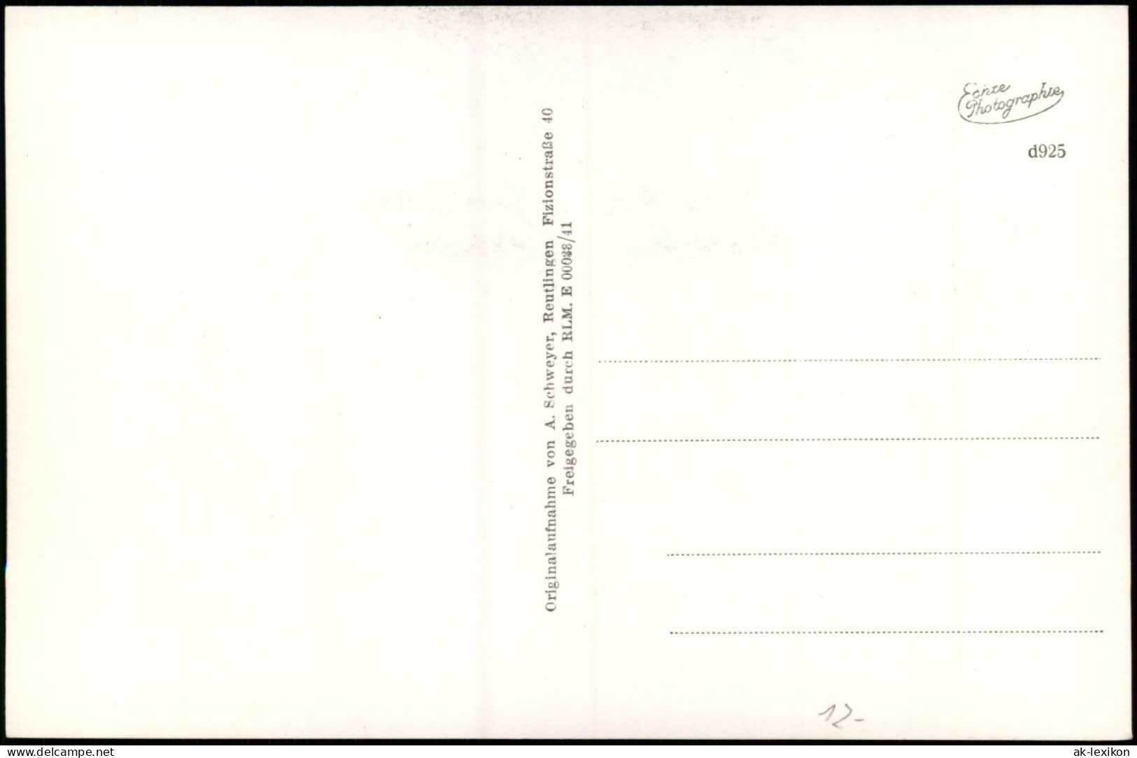 Ansichtskarte Onstmettingen-Albstadt Stadtpartie - Einfamilienhäuser 1931 - Albstadt