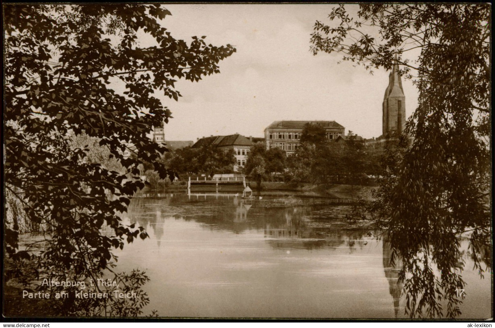 Ansichtskarte Altenburg Partie Am Kleinen Teich - Fotokarte 1926 - Altenburg