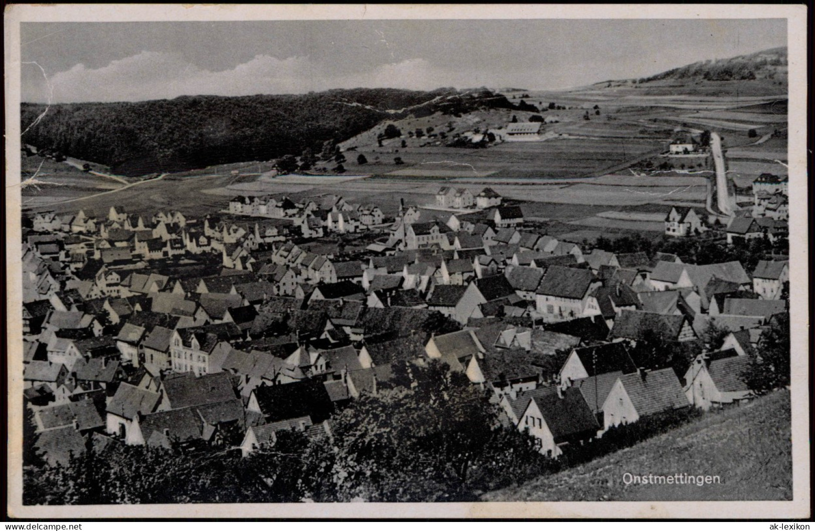 Ansichtskarte Onstmettingen-Albstadt Stadtpartie 1942 - Albstadt