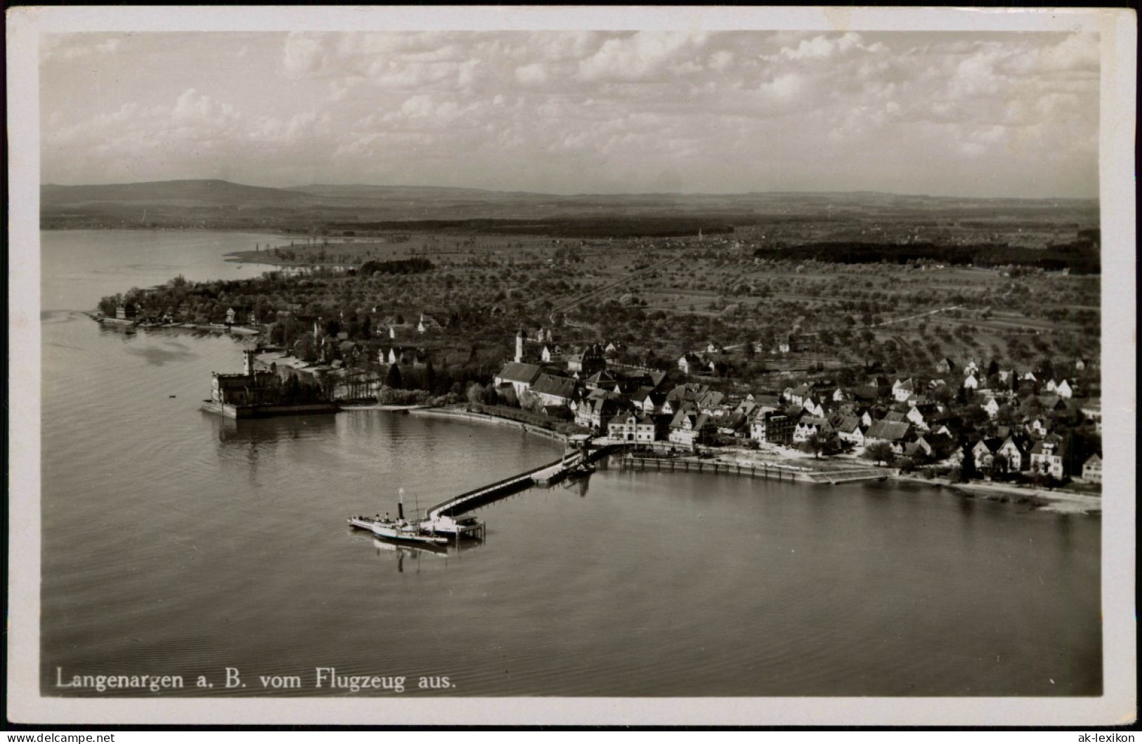 Langenargen Am Bodensee Luftbilde Fliegeraufnahme - Fernblick 1932 - Langenargen