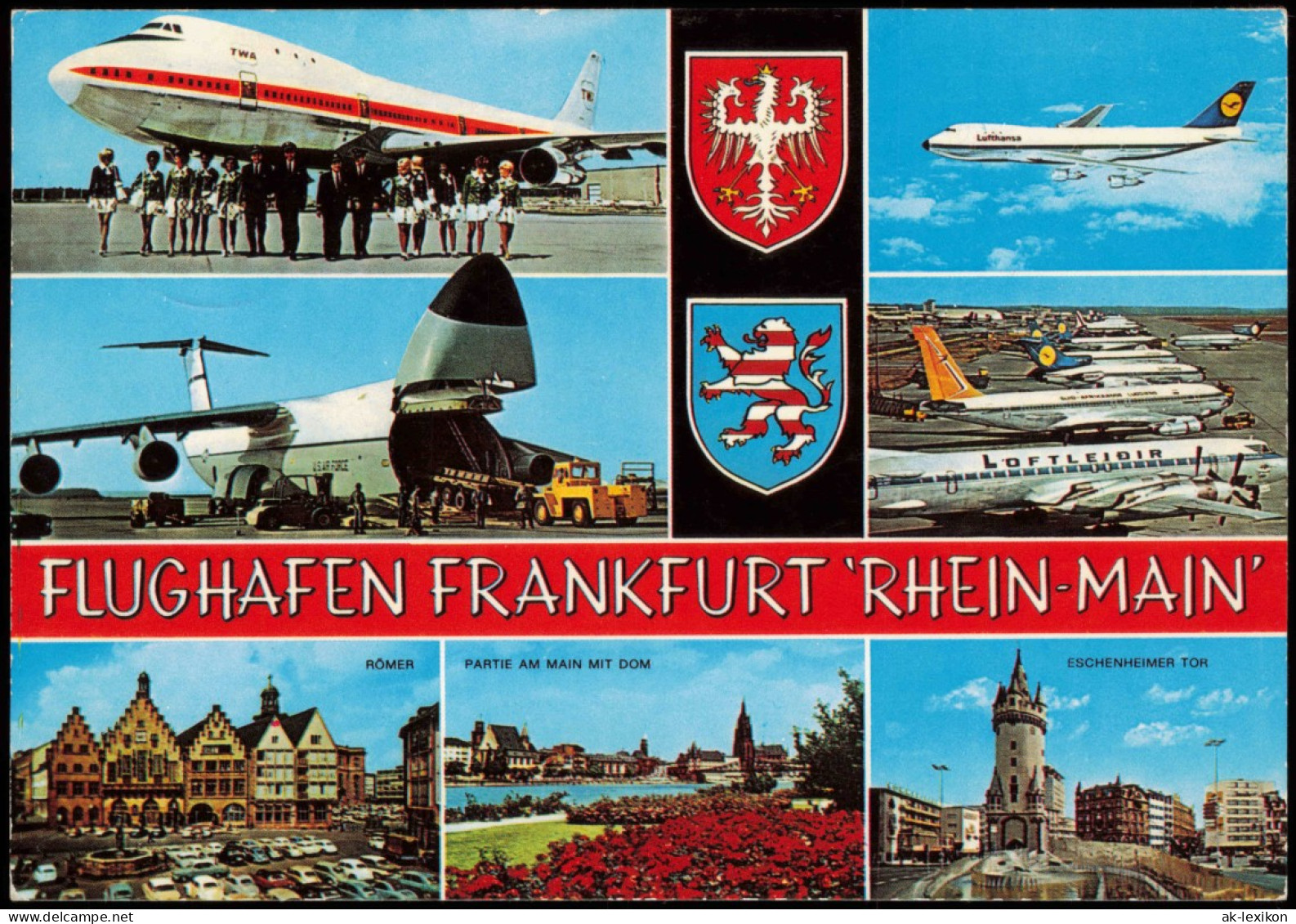 Ansichtskarte Flughafen-Frankfurt Am Main Flughafen MB Flugzeuge 1970 - Frankfurt A. Main