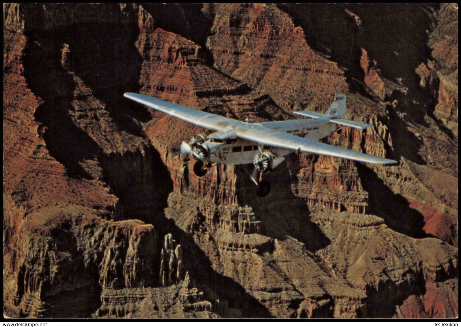 Grand Canyon USA Canyon Aerial View, LuftBild Scenic Airlines Las Vegas 1988 - Sonstige & Ohne Zuordnung