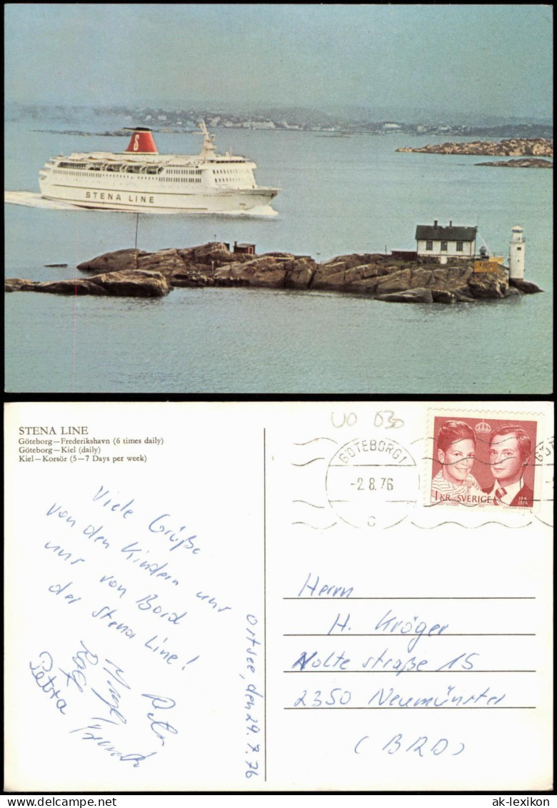 STENA LINE Göteborg-Frederikshavn Schiffe Schifffahrt - Fähren 1976 - Transbordadores