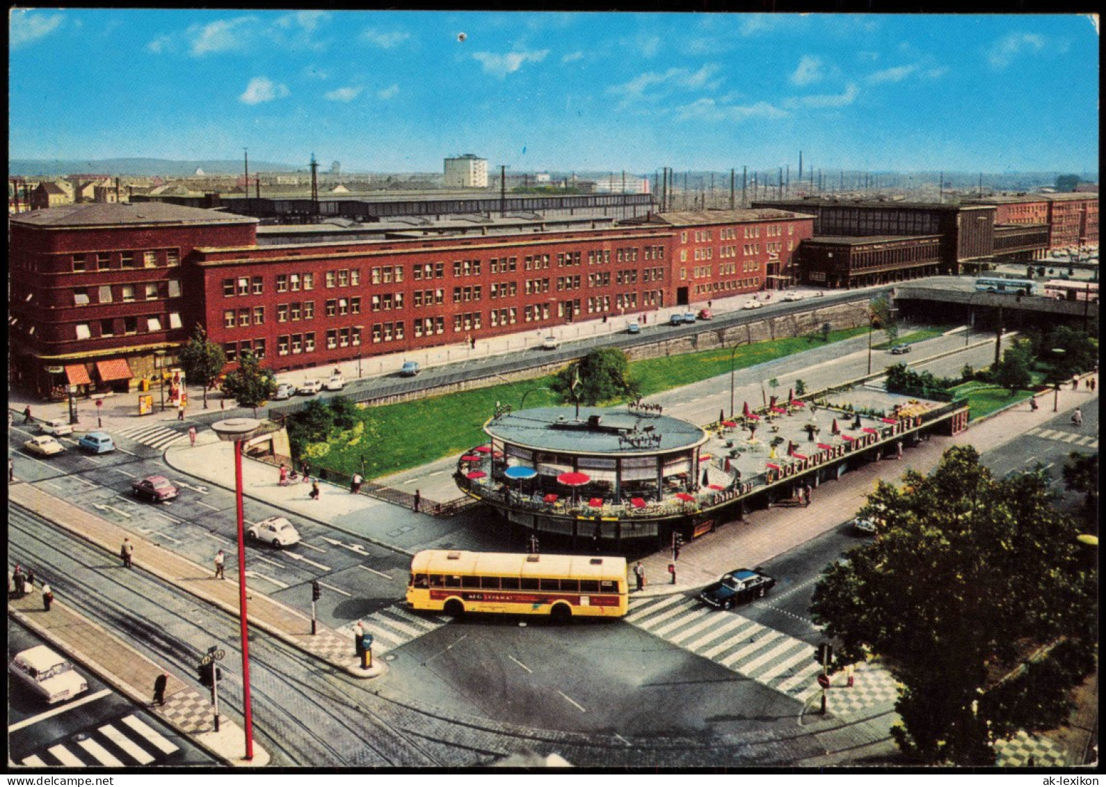 Ansichtskarte Duisburg Hauptbahnhof - Bus 1978 - Duisburg