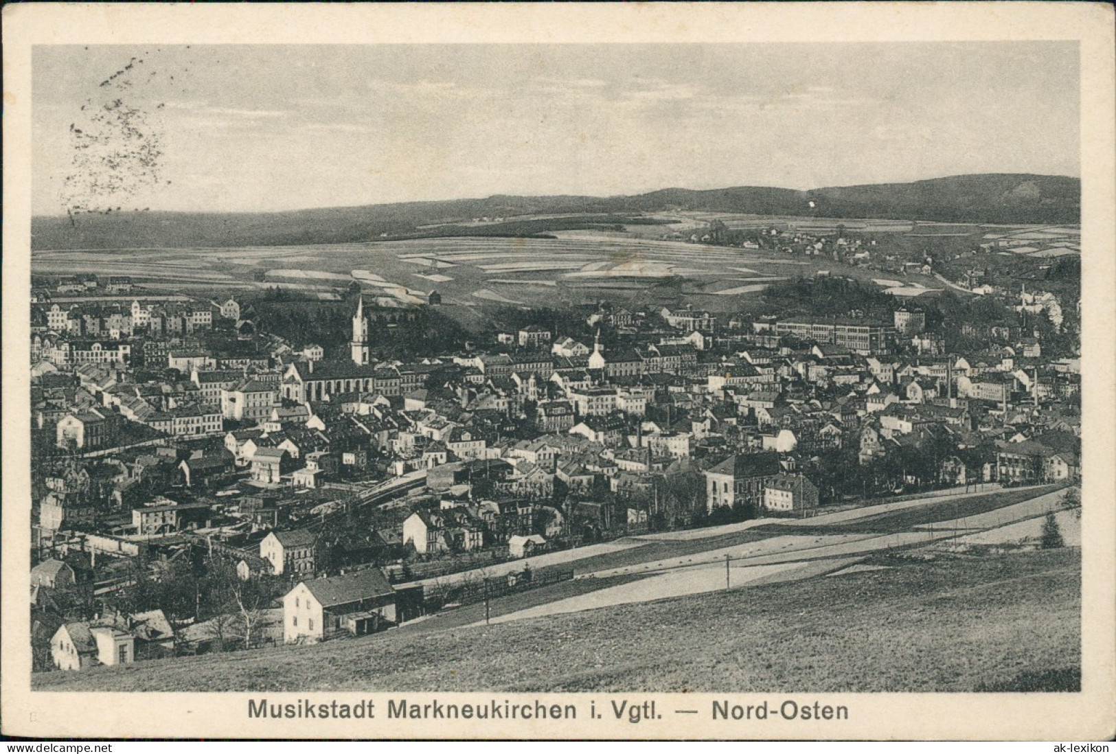 Ansichtskarte Markneukirchen Stadt Von Norden 1930 - Markneukirchen