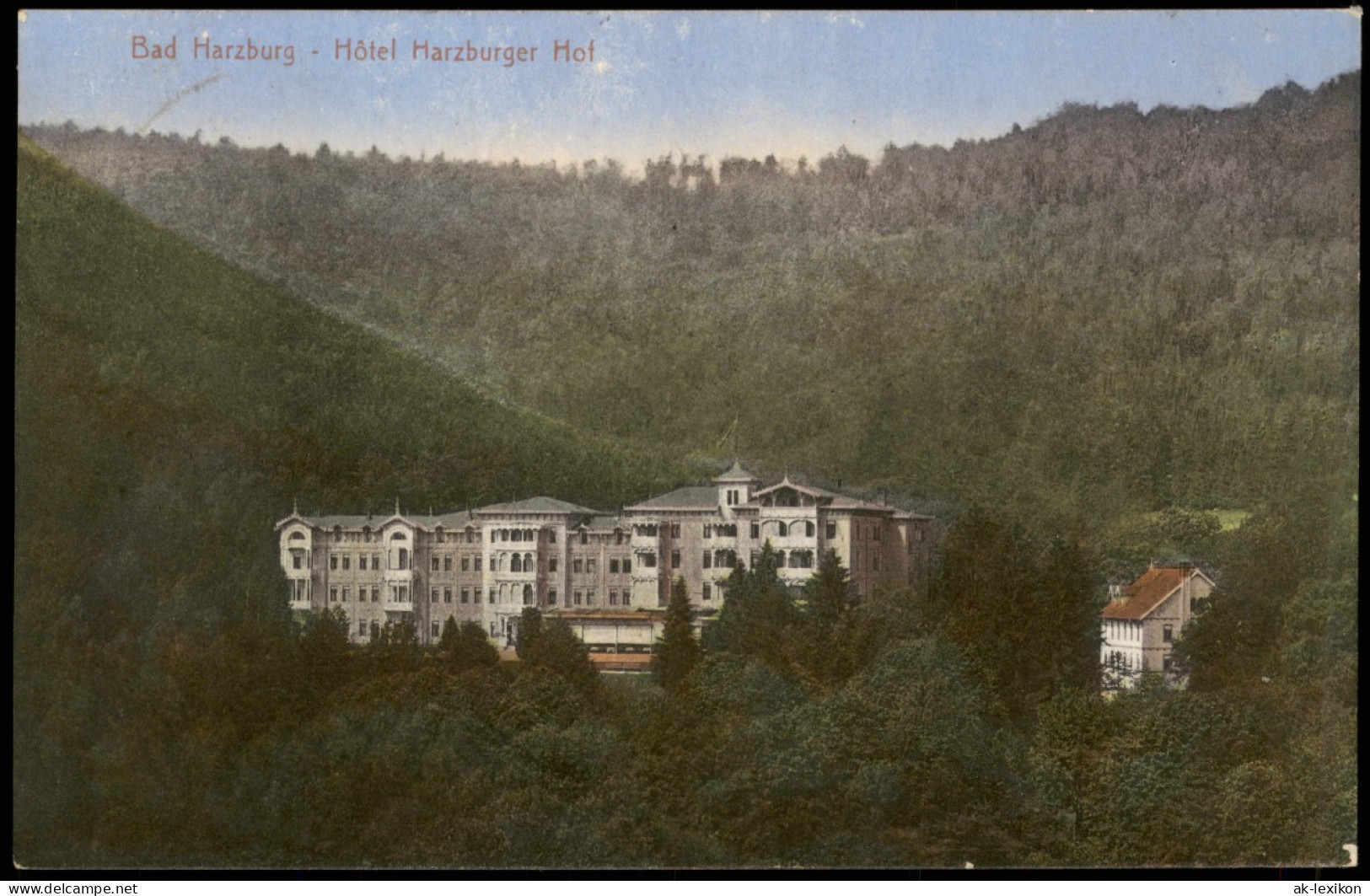 Ansichtskarte Bad Harzburg Partie Am Hôtel Harzburger Hof 1918 - Bad Harzburg