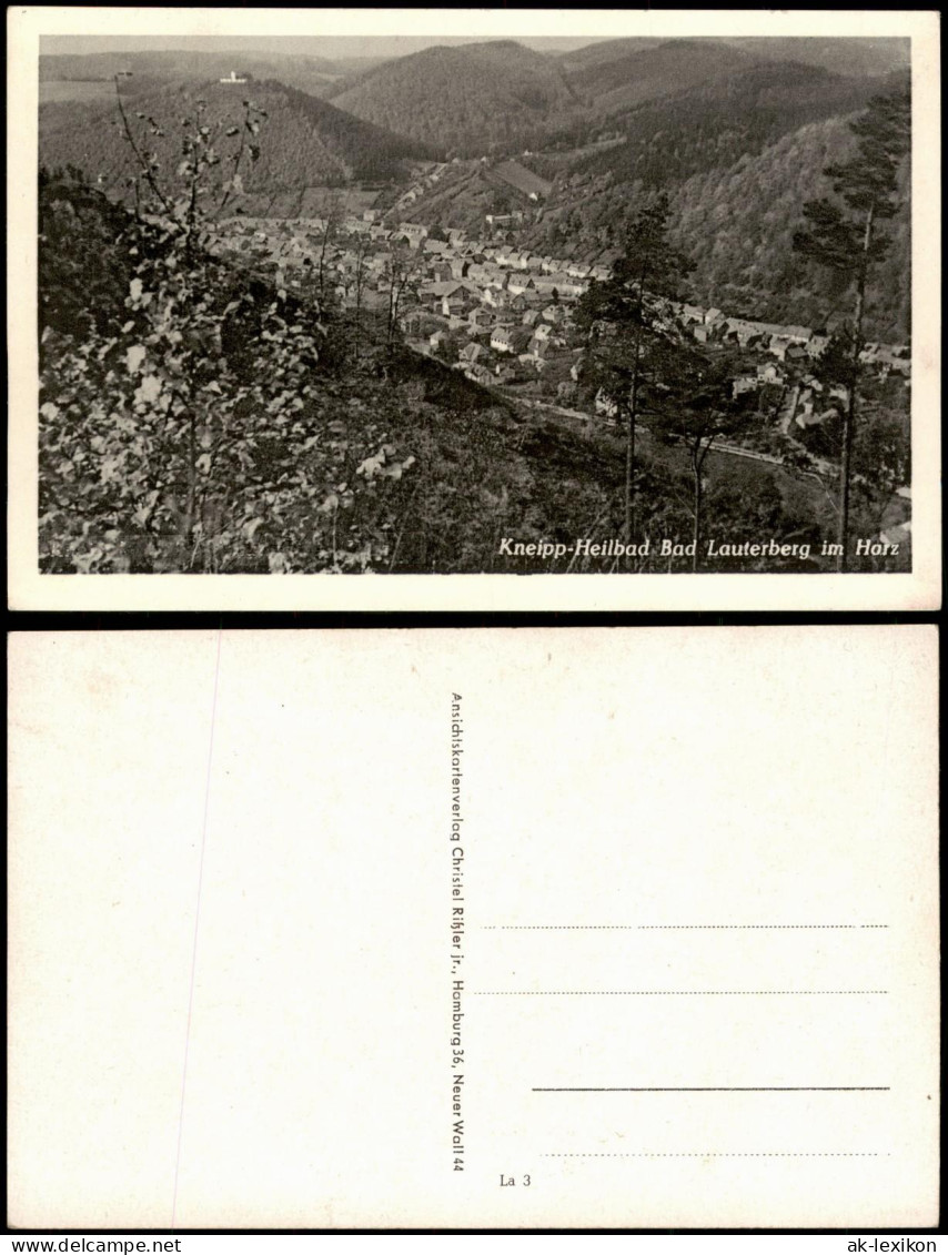 Ansichtskarte Bad Lauterberg Im Harz Blick Auf Die Stadt 1954 - Bad Lauterberg