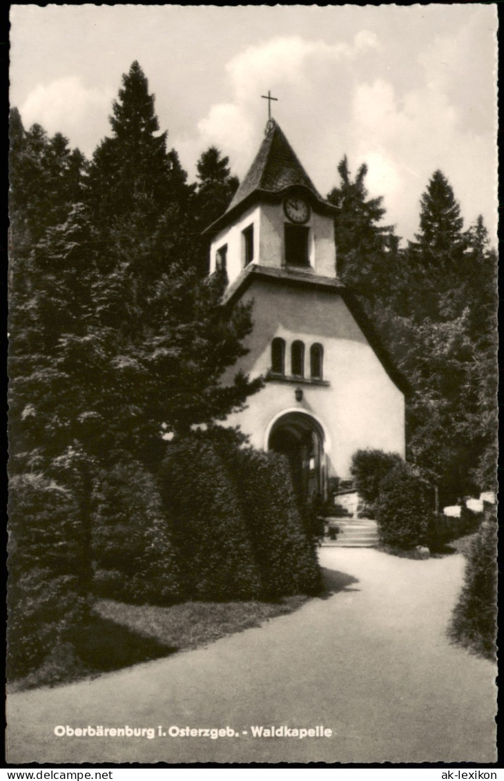 Oberbärenburg-Altenberg (Erzgebirge) Waldkapelle Zur DDR-Zeit 1964 - Altenberg