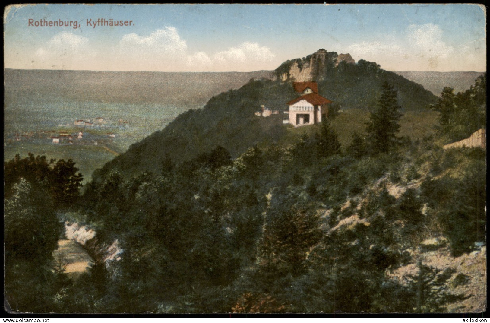 Steinthaleben-Kyffhäuserland Rothenburg Im Kyffhäusergebirge 1915 - Kyffhaeuser