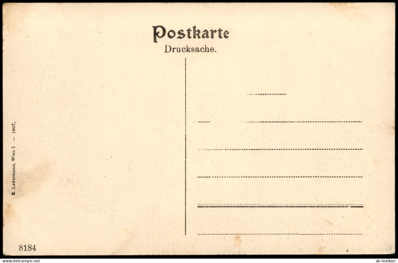 Ansichtskarte Wien Opernring Operngasse 1907 - Autres & Non Classés