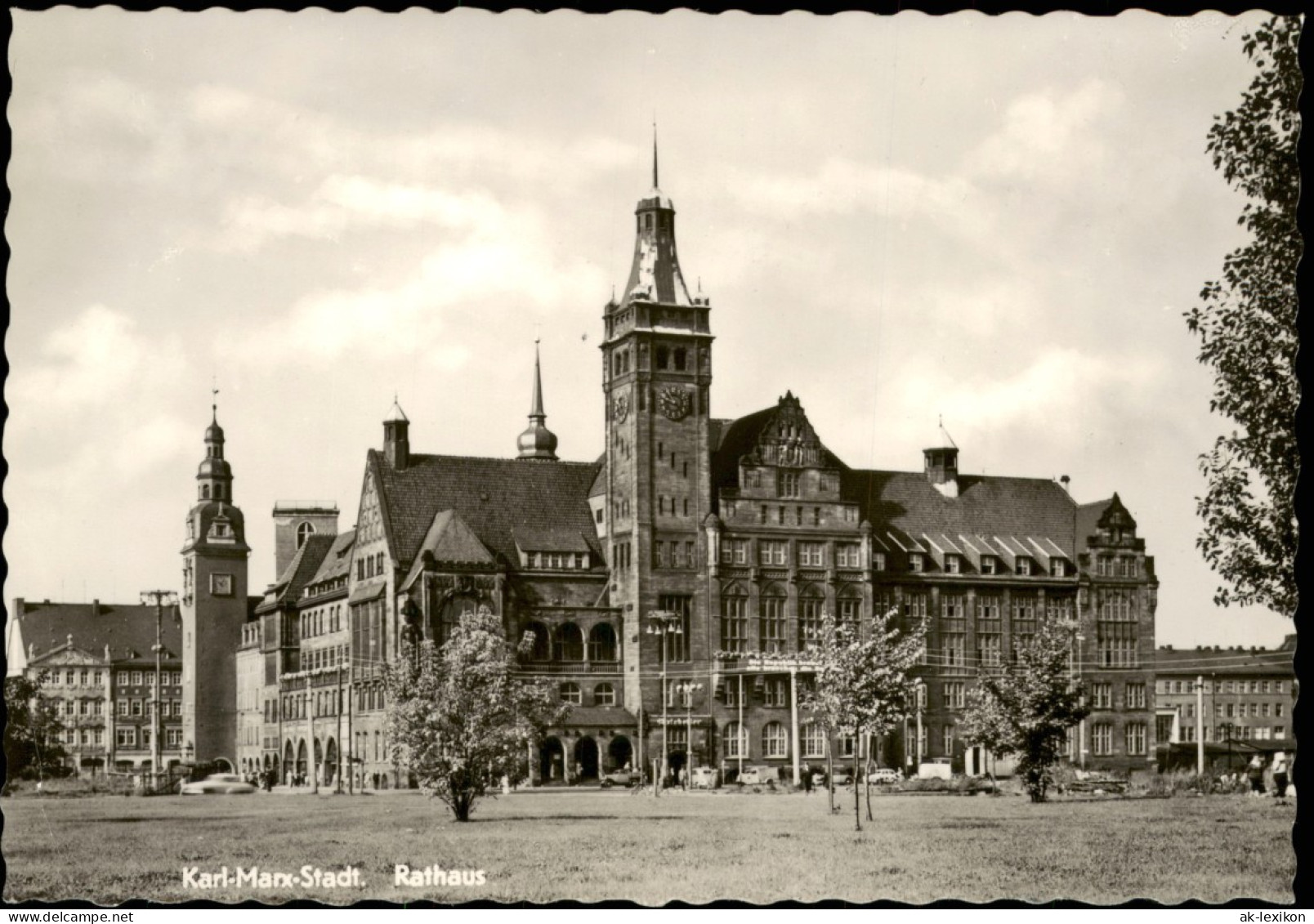 Ansichtskarte Chemnitz Rathaus Karl-Marx-Stadt Zur DDR-Zeit 1964 - Chemnitz