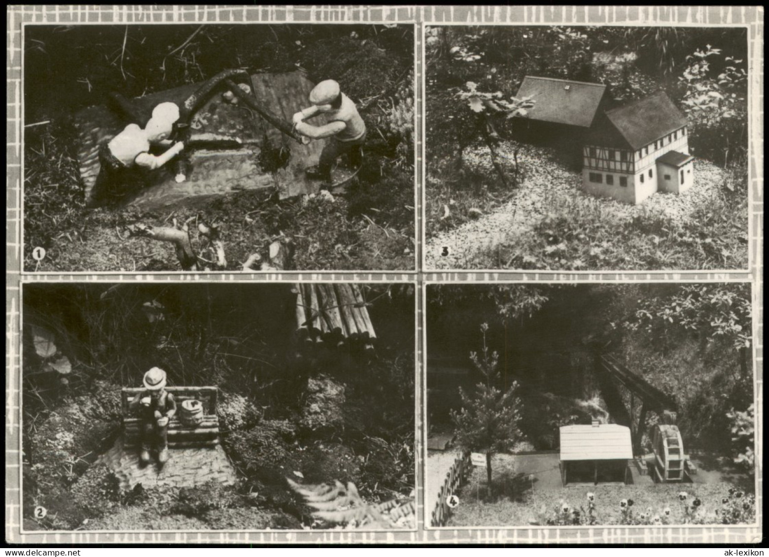 Waschleithe-Grünhain-Beierfeld Miniaturschauanlage Heimatecke DDR MB 1966 - Gruenhain