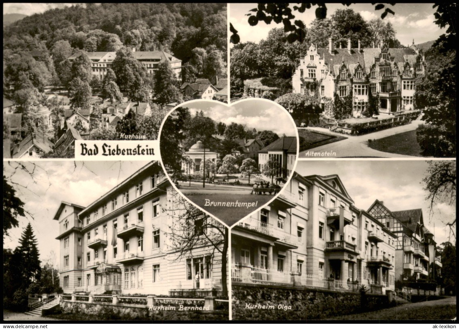 Bad Liebenstein DDR  Kurhaus, Altenstein, Kurheim Olga, Bernhard 1973 - Bad Liebenstein