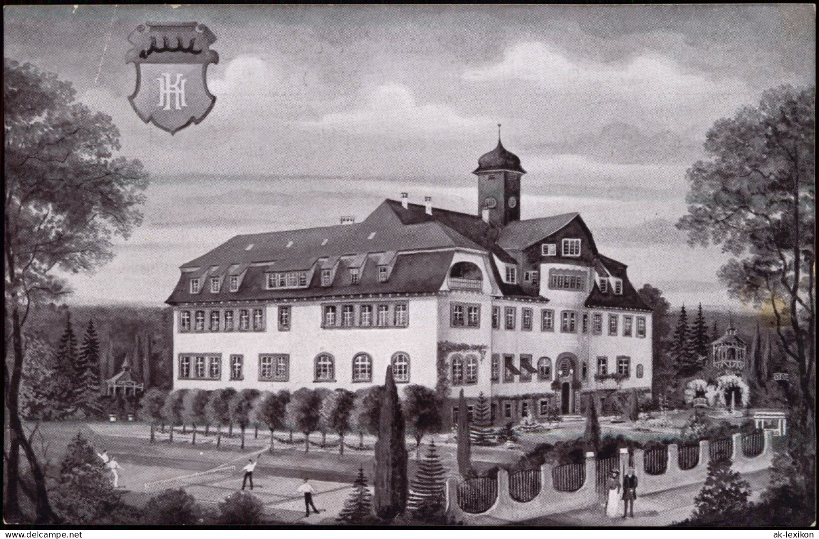 Ansichtskarte Kirchheim Unter Teck Höhere Handelsschule Und Pädagogium 1912 - Kirchheim