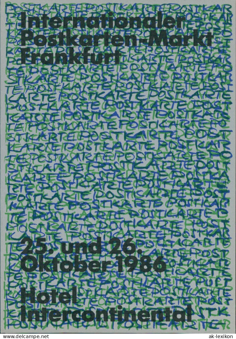 Ansichtskarte  Internationaler Postkartenmarkt Frankfurt 2000 - Contemporain (à Partir De 1950)