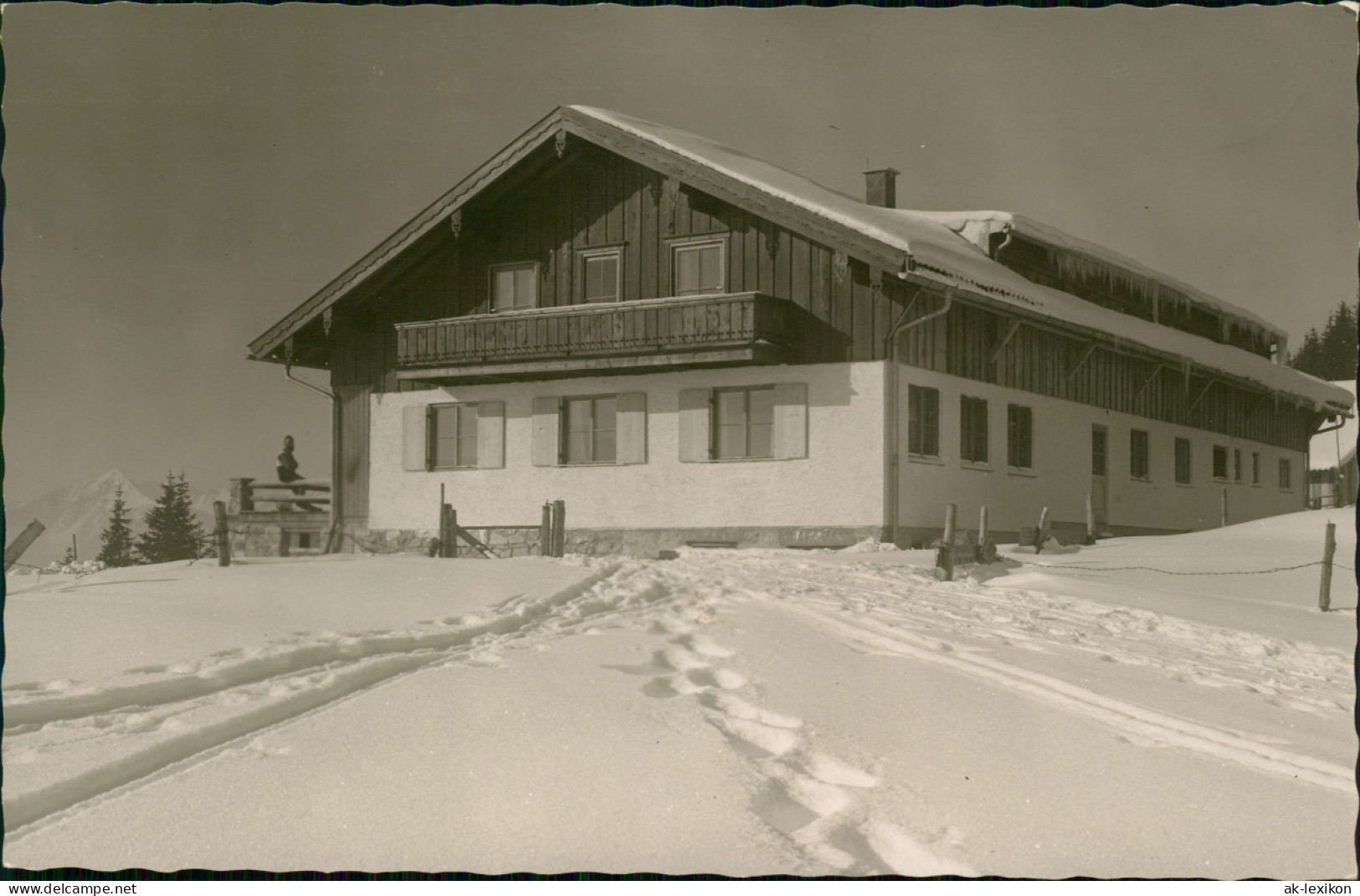 Ansichtskarte  Alpen Alm Gasthaus Im Winter 1934 - Non Classificati