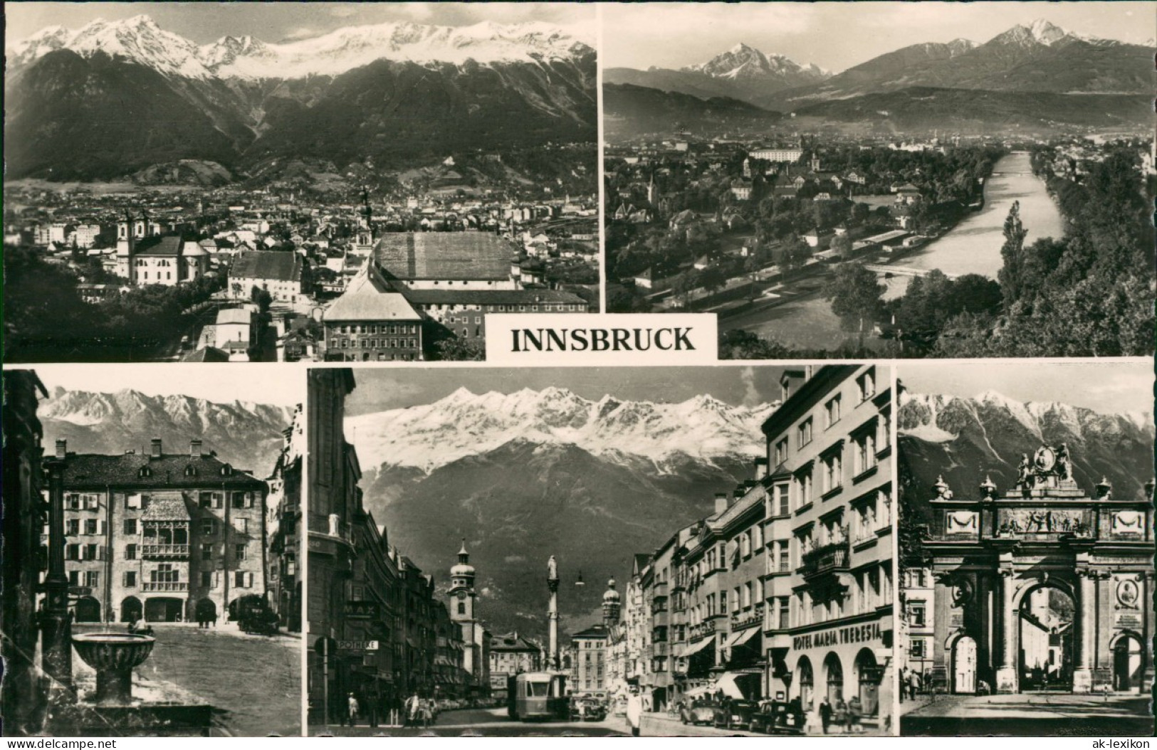 Ansichtskarte Innsbruck Stadtteilansichten - MB Fotokarte 1965 - Innsbruck