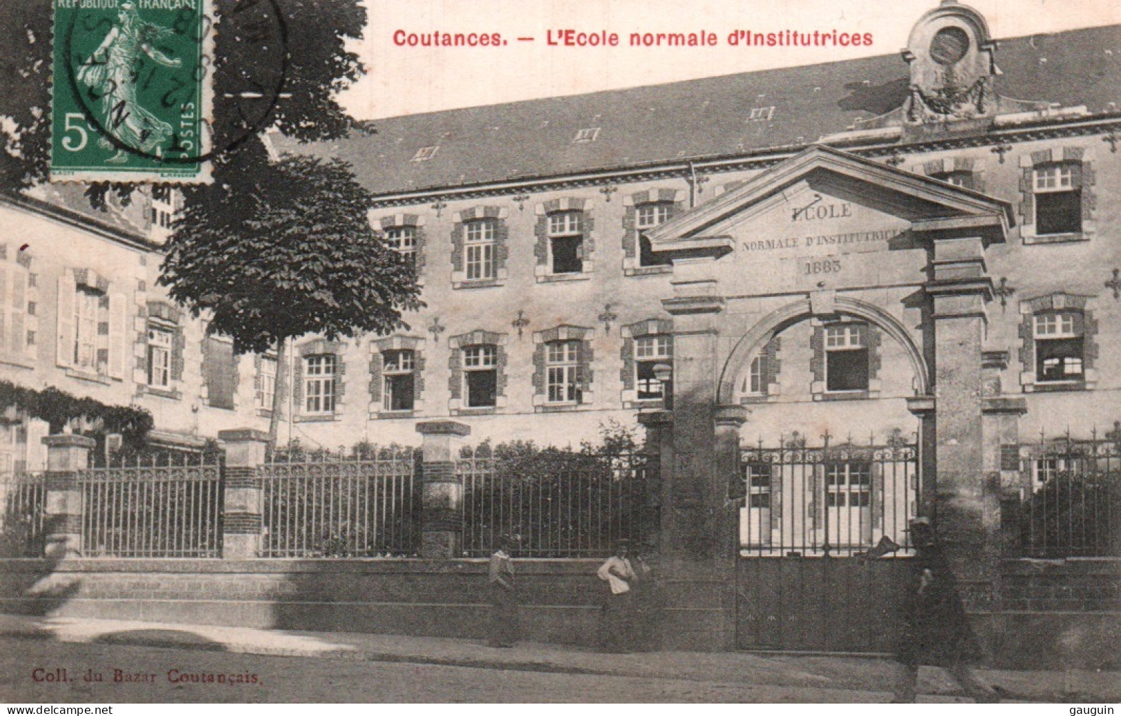 CPA - COUTANCES - École Normale D'Institutrices - Edition Bazar - Coutances