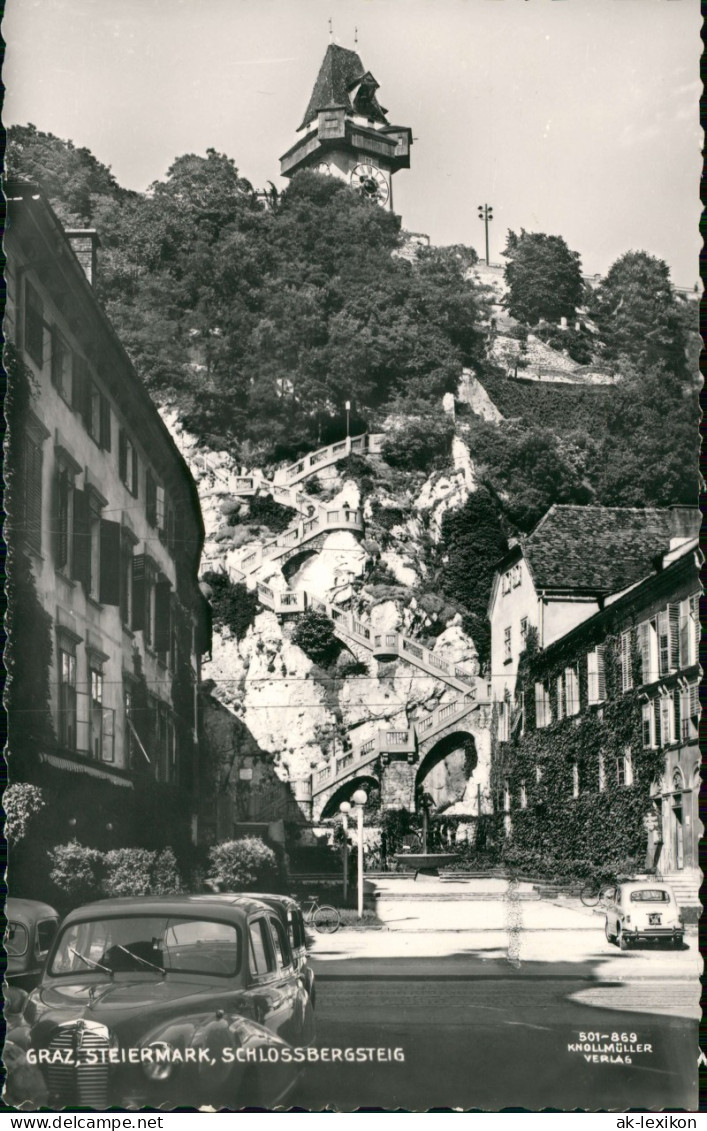 Ansichtskarte Graz Schloßbergsteig 1965 - Otros & Sin Clasificación