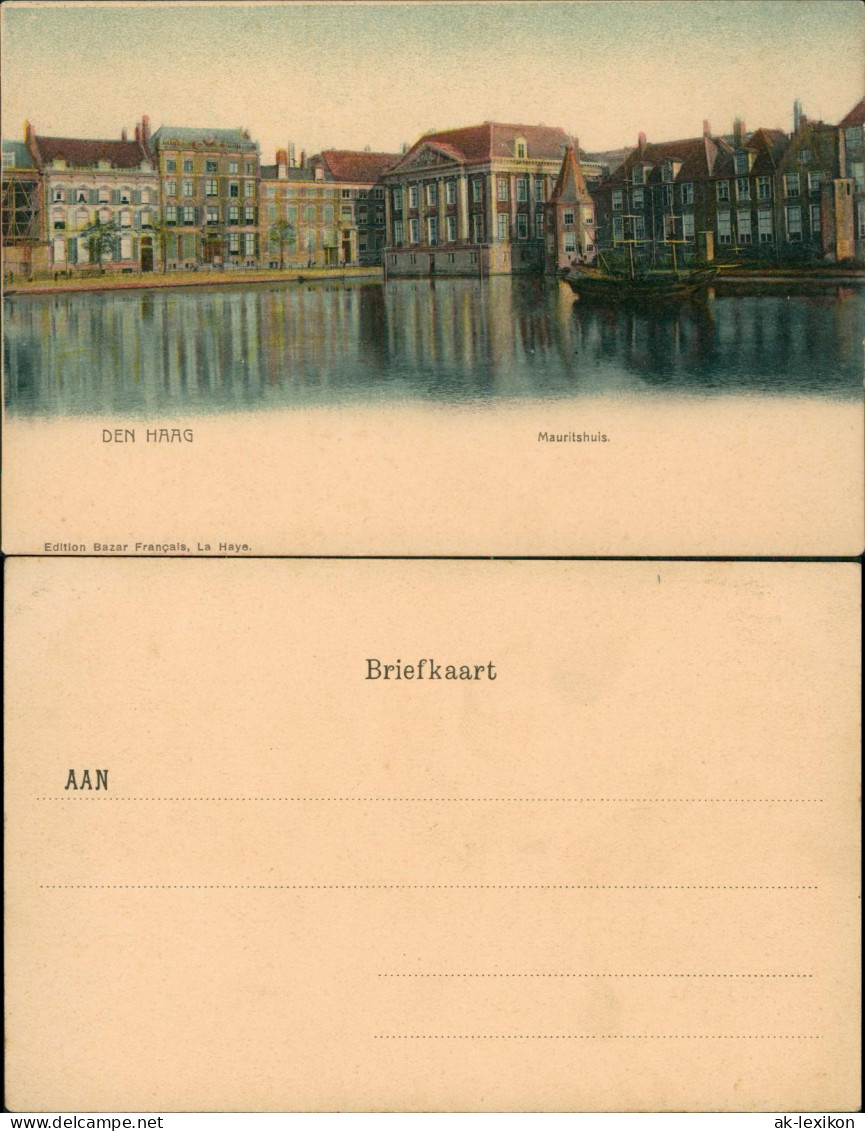 Postkaart Den Haag Den Haag Mauritshuis - Segelboot 1912 - Den Haag ('s-Gravenhage)