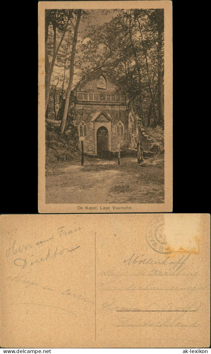 Postkaart Lage Vuursche-Baarn De Kapel 1914 - Baarn
