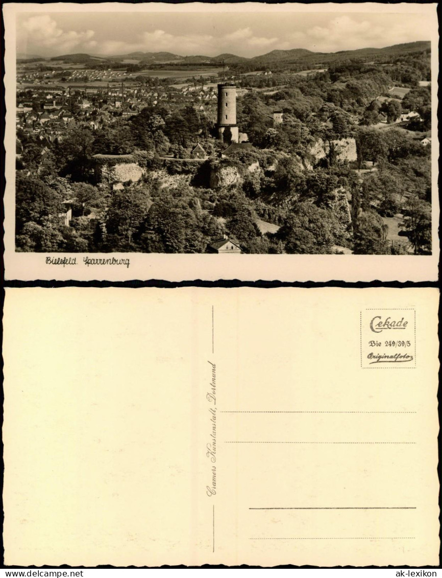 Ansichtskarte Bielefeld Burg Sparrenburg Mit Fernsicht 1939 - Bielefeld