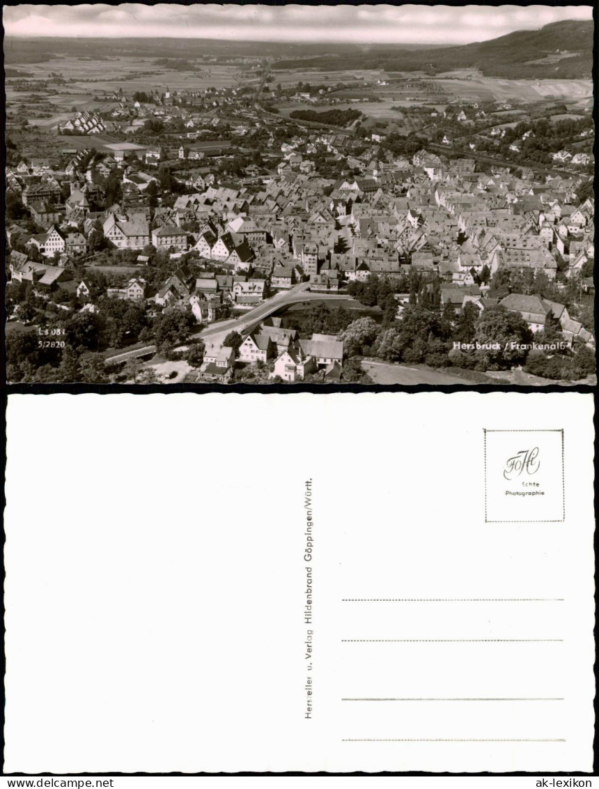 Ansichtskarte Hersbruck Luftbild 1965 - Hersbruck